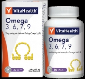 Thực phẩm bảo vệ sức khỏe VitaHealth Omega 3,6,7,9 ( 30 viên)