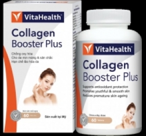 Thực phẩm bảo vệ sức khỏe VitaHealth Collagen Booster Plus (60 viên)