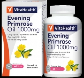  Thực phẩm bảo vệ sức khỏe VitaHealth Evening Primrose Oil 1000mg (60 viên)