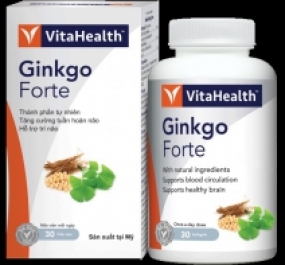 Thực phẩm bảo vệ sức khỏe VitaHealth Ginkgo Forte (30 viên)