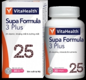 Thực phẩm bảo vệ sức khỏe VitaHealth Supa Formula 3 Plus (30 viên)