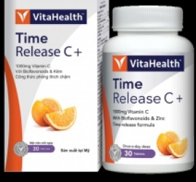 Thực phẩm bảo vệ sức khỏe VitaHealth Time Release C+ (30 viên)