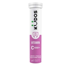 Viên sủi Kudos Vitamin C 1000mg hương dưa hấu (20 viên)