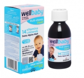 Siro Vitabiotics Wellbaby bổ sung vitamin cho bé chai 150ml